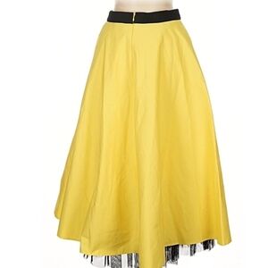 Yellow A-Line Women's Skirt